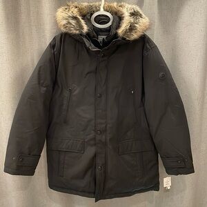 NEW Michael Kors Parka Black Men’s XL Heavyweight Hooded Winter Coat NWT
